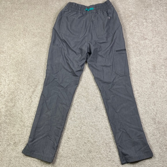 FIGS Technical Collection Scrubs Set Women XXS Top S Pants Graphite Grey Heather - Picture 10 of 15